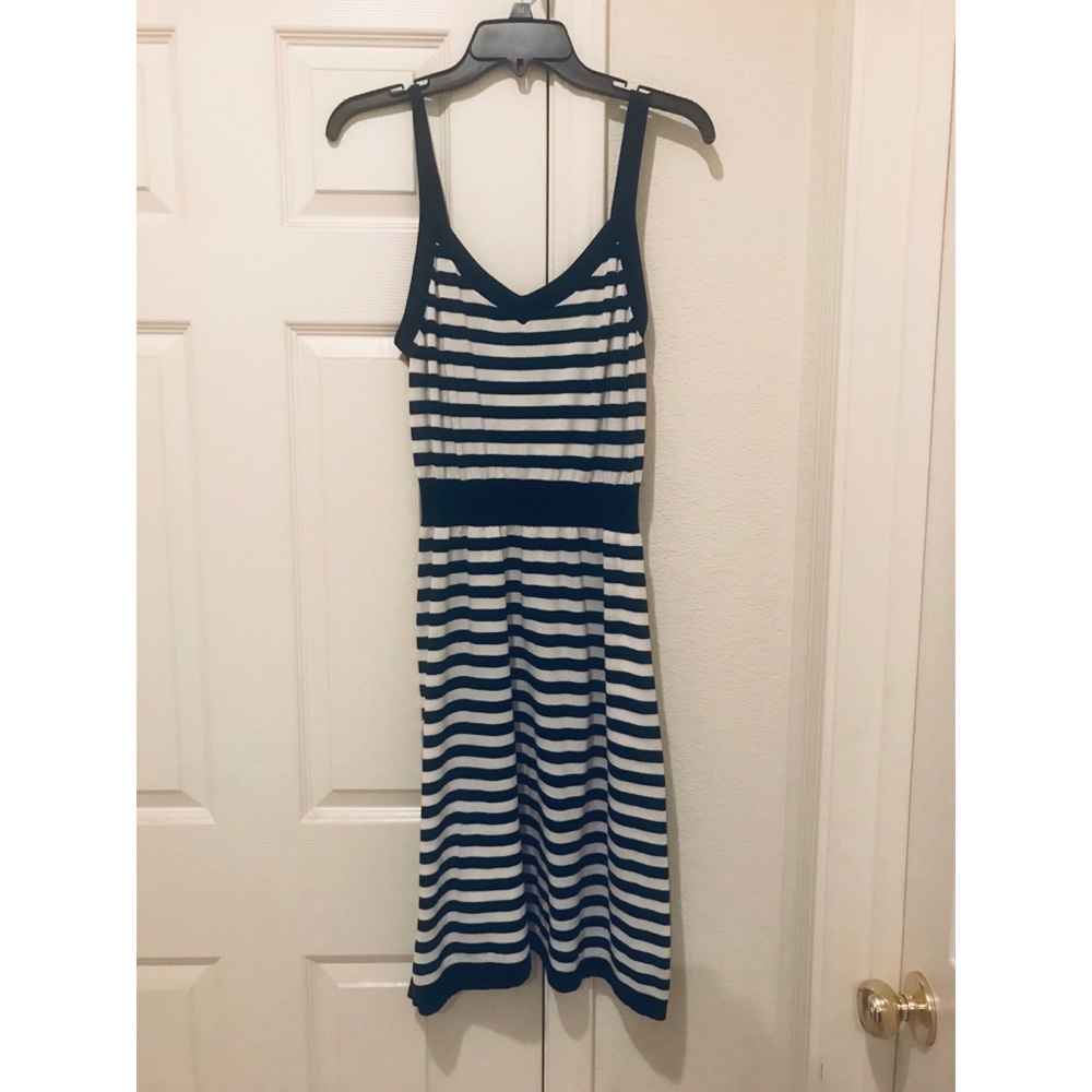 Striped Spaghetti Strap Dress